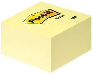 Blok samoprzylepny, 76x76 mm, 450 kartek, 3M POSTIT, żółty